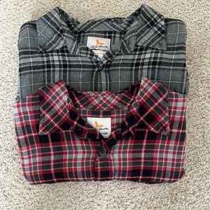 Men’s Field and Stream Flannel Plaid Button Up Shirts Shacket